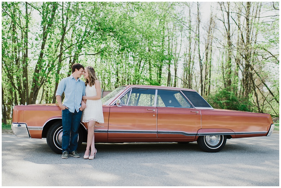 jenna and josh old car couples session maine_0001