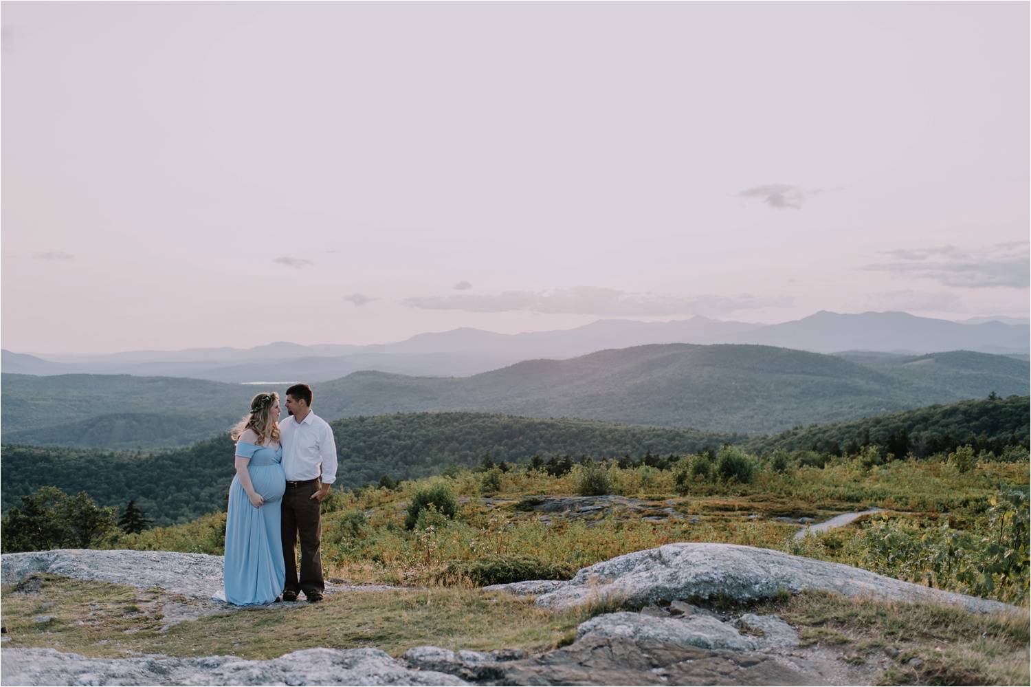 New Hampshire Maternity Photographer Mountains
