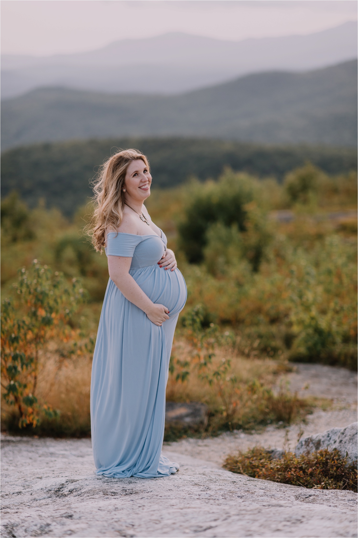 New Hampshire Maternity Photographer Mountains