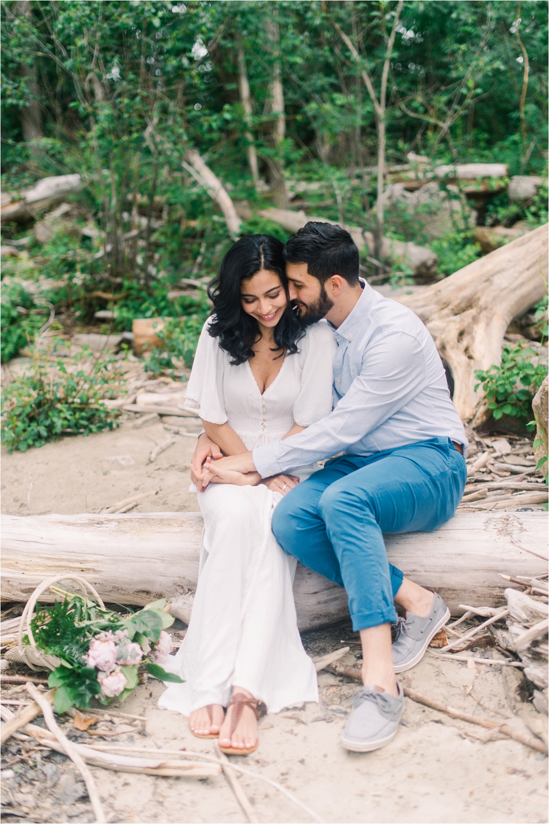 Maine Couples Session by the River Fine Art